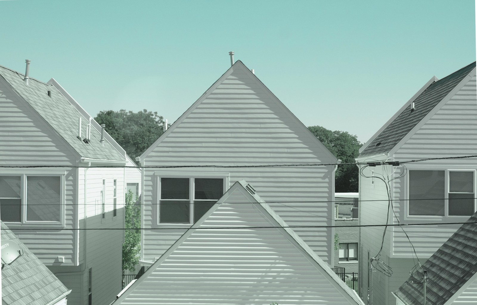 white wooden house, mobile home